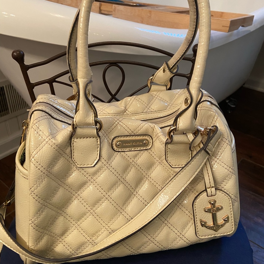 Anne Klein quilted handbag.